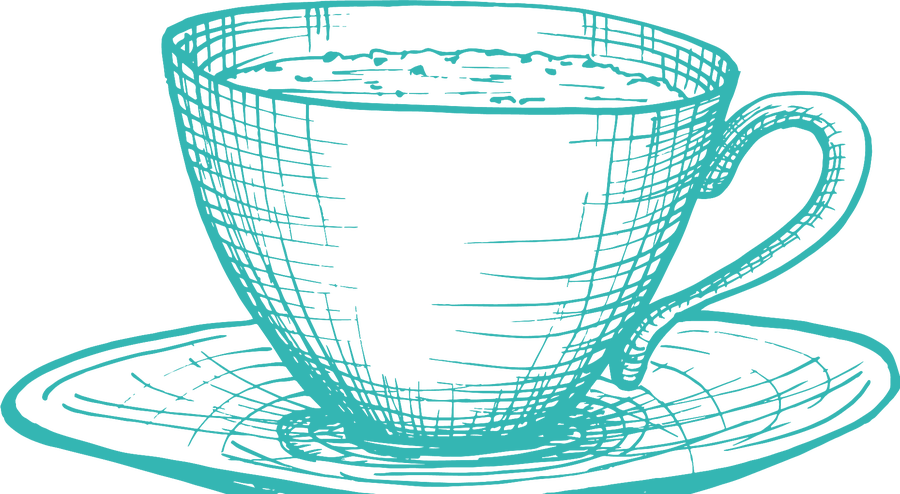 Gezeichnete Kaffeetasse