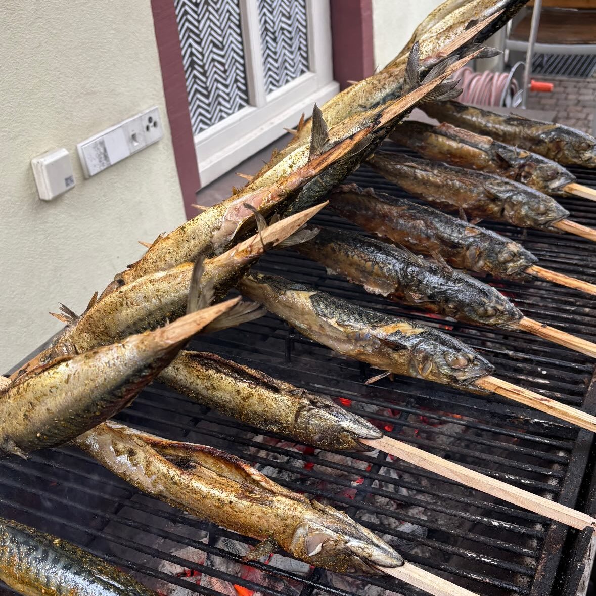 Steckerlfisch vom Grill